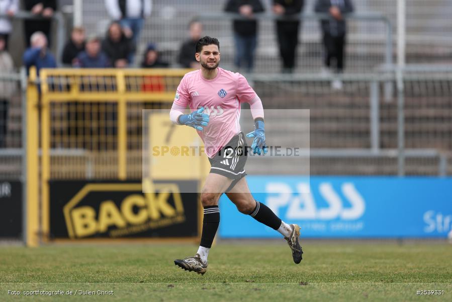 sport, TSV Schwaben Augsburg, Stadion am Schönbusch, SV Viktoria Aschaffenburg, Regionalliga Bayern, Fussball, BFV, Aschaffenburg, 28.02.2026, 21. Spieltag - Bild-ID: 2539331