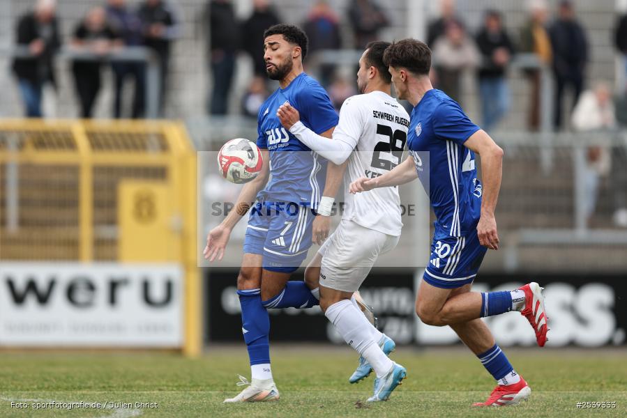 sport, TSV Schwaben Augsburg, Stadion am Schönbusch, SV Viktoria Aschaffenburg, Regionalliga Bayern, Fussball, BFV, Aschaffenburg, 28.02.2026, 21. Spieltag - Bild-ID: 2539333