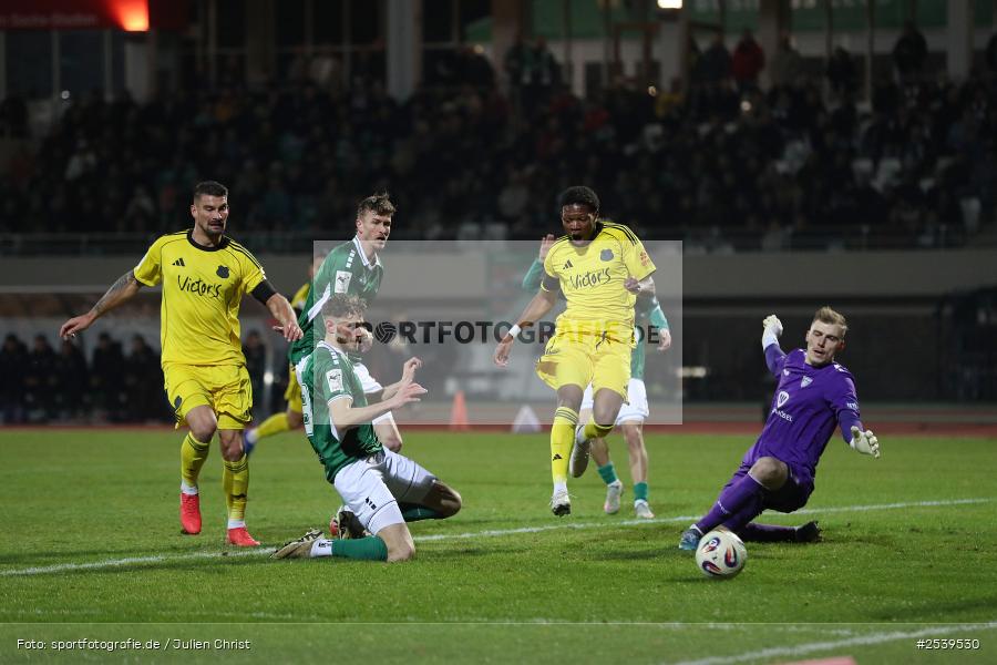 Sachs-Stadion, Schweinfurt, 01.03.2026, sport, DFB, Fussball, 26. Spieltag, 3. Liga, 1. FC Saarbrücken, 1. FC Schweinfurt 1905 - Bild-ID: 2539530