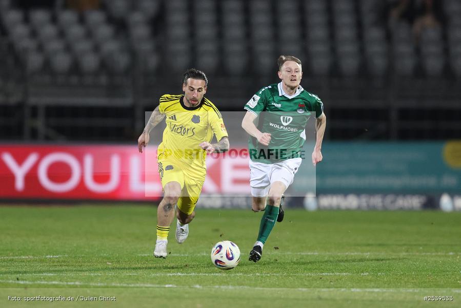 Sachs-Stadion, Schweinfurt, 01.03.2026, sport, DFB, Fussball, 26. Spieltag, 3. Liga, 1. FC Saarbrücken, 1. FC Schweinfurt 1905 - Bild-ID: 2539533