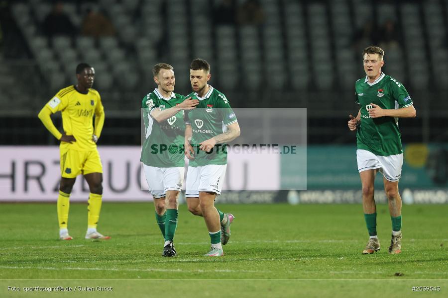Sachs-Stadion, Schweinfurt, 01.03.2026, sport, DFB, Fussball, 26. Spieltag, 3. Liga, 1. FC Saarbrücken, 1. FC Schweinfurt 1905 - Bild-ID: 2539543