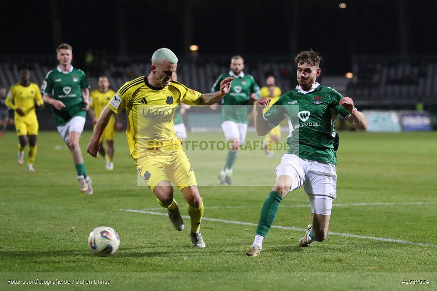 Sachs-Stadion, Schweinfurt, 01.03.2026, sport, DFB, Fussball, 26. Spieltag, 3. Liga, 1. FC Saarbrücken, 1. FC Schweinfurt 1905 - Bild-ID: 2539554