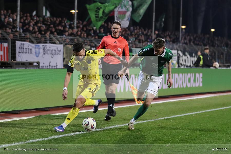 Sachs-Stadion, Schweinfurt, 01.03.2026, sport, DFB, Fussball, 26. Spieltag, 3. Liga, 1. FC Saarbrücken, 1. FC Schweinfurt 1905 - Bild-ID: 2539555