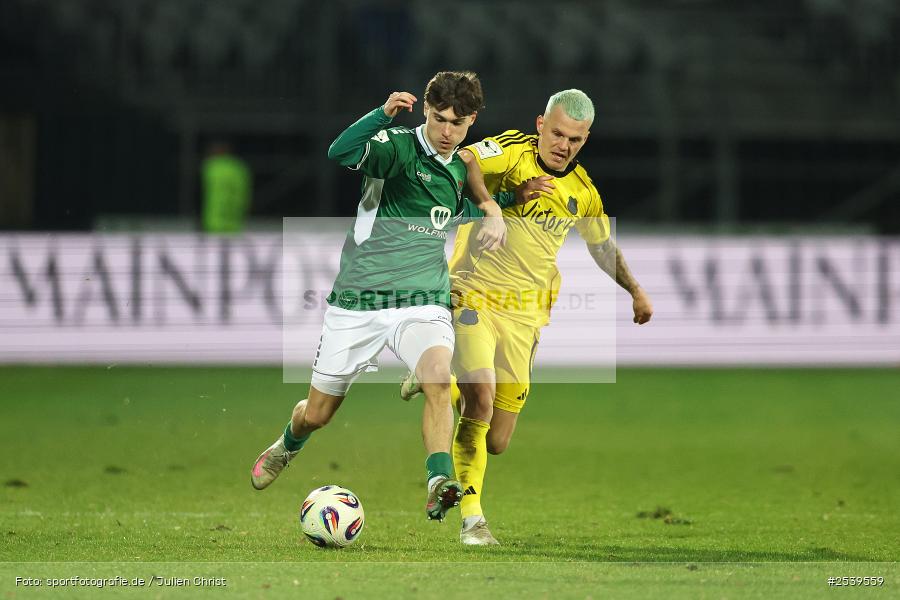 Sachs-Stadion, Schweinfurt, 01.03.2026, sport, DFB, Fussball, 26. Spieltag, 3. Liga, 1. FC Saarbrücken, 1. FC Schweinfurt 1905 - Bild-ID: 2539559
