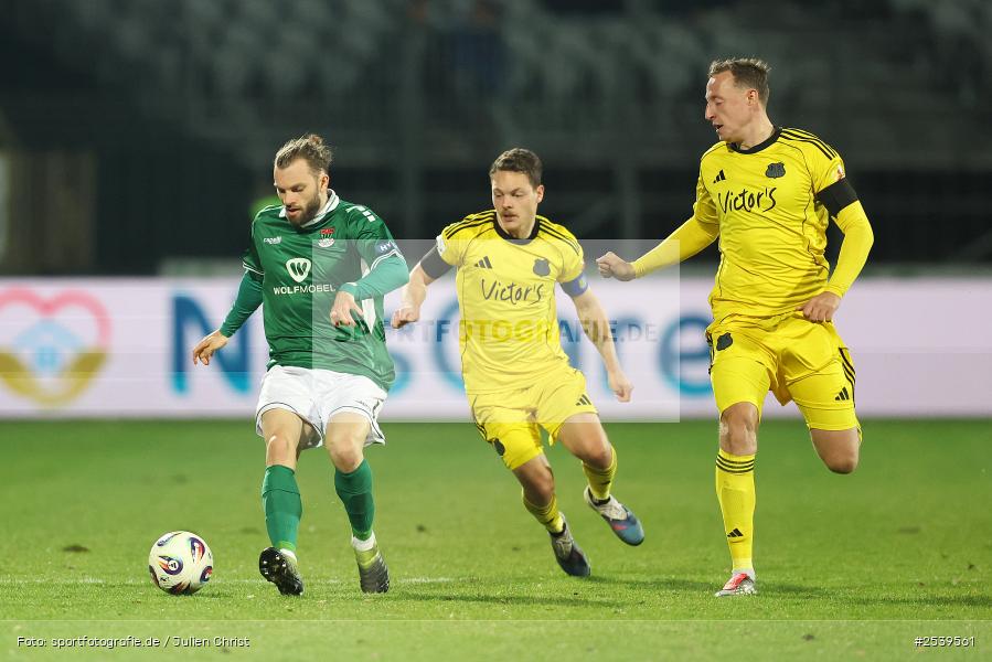 Sachs-Stadion, Schweinfurt, 01.03.2026, sport, DFB, Fussball, 26. Spieltag, 3. Liga, 1. FC Saarbrücken, 1. FC Schweinfurt 1905 - Bild-ID: 2539561