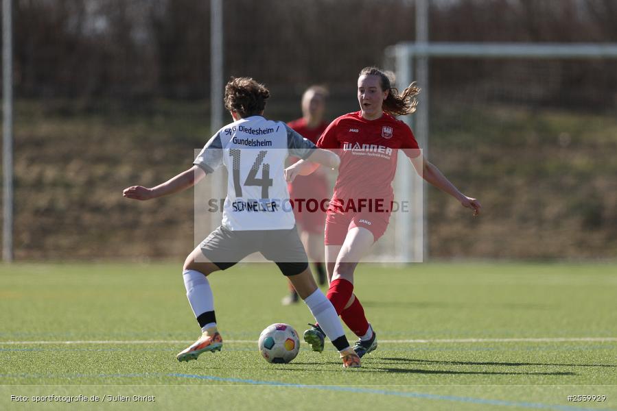 Kunstrasenplatz, Großrinderfeld, 01.03.2026, sport, Fussball, bfv-Verbandsliga Frauen, 14. Spieltag, SpG Diedesheim/Gundelsheim, FC Wertheim-Eichel - Bild-ID: 2539929