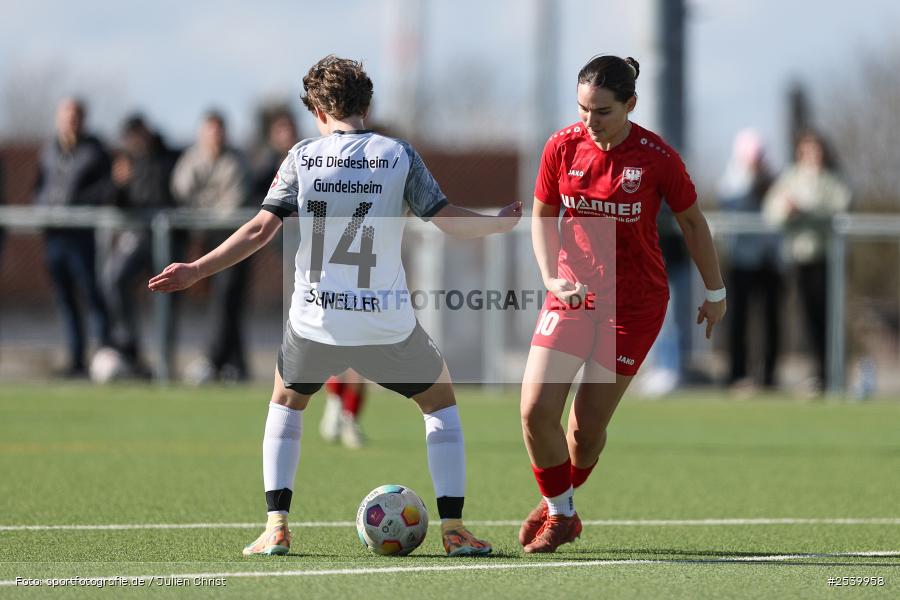 Kunstrasenplatz, Großrinderfeld, 01.03.2026, sport, Fussball, bfv-Verbandsliga Frauen, 14. Spieltag, SpG Diedesheim/Gundelsheim, FC Wertheim-Eichel - Bild-ID: 2539958