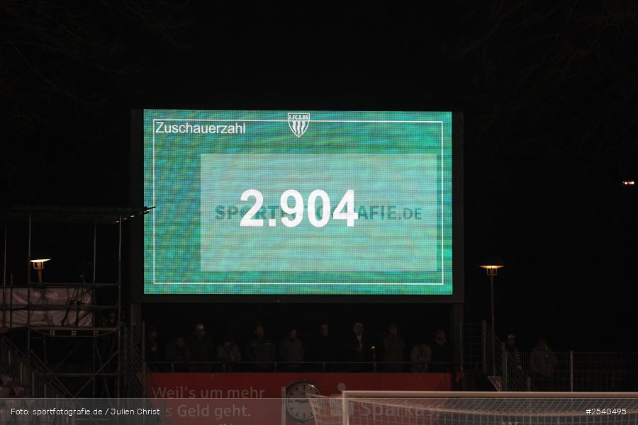 sport, Schweinfurt, Sachs-Stadion, Fussball, DFB, 3. Liga, 26. Spieltag, 1. FC Schweinfurt 1905, 1. FC Saarbrücken, 01.03.2026 - Bild-ID: 2540495