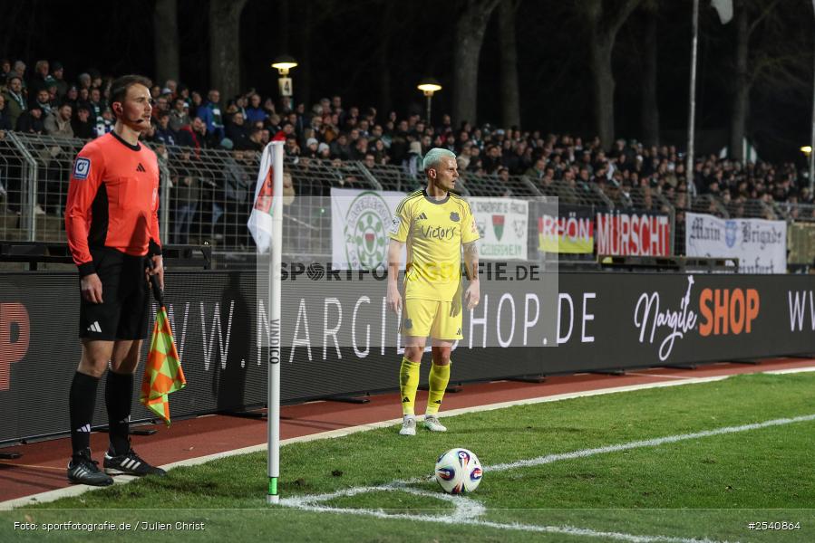 sport, Schweinfurt, Sachs-Stadion, Fussball, DFB, 3. Liga, 26. Spieltag, 1. FC Schweinfurt 1905, 1. FC Saarbrücken, 01.03.2026 - Bild-ID: 2540864