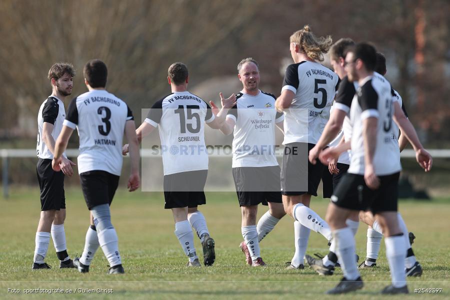 Sportgelände, Bühler-Münster, 08.03.2026, sport, Fussball, BFV, Kreisklasse Würzburg Gr. 3, 20. Spieltag, (SG 1) SV Bischbrunn/Oberndorf, FV Bachgrund - Bild-ID: 2542397