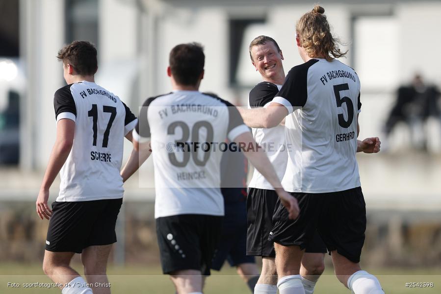 Sportgelände, Bühler-Münster, 08.03.2026, sport, Fussball, BFV, Kreisklasse Würzburg Gr. 3, 20. Spieltag, (SG 1) SV Bischbrunn/Oberndorf, FV Bachgrund - Bild-ID: 2542398