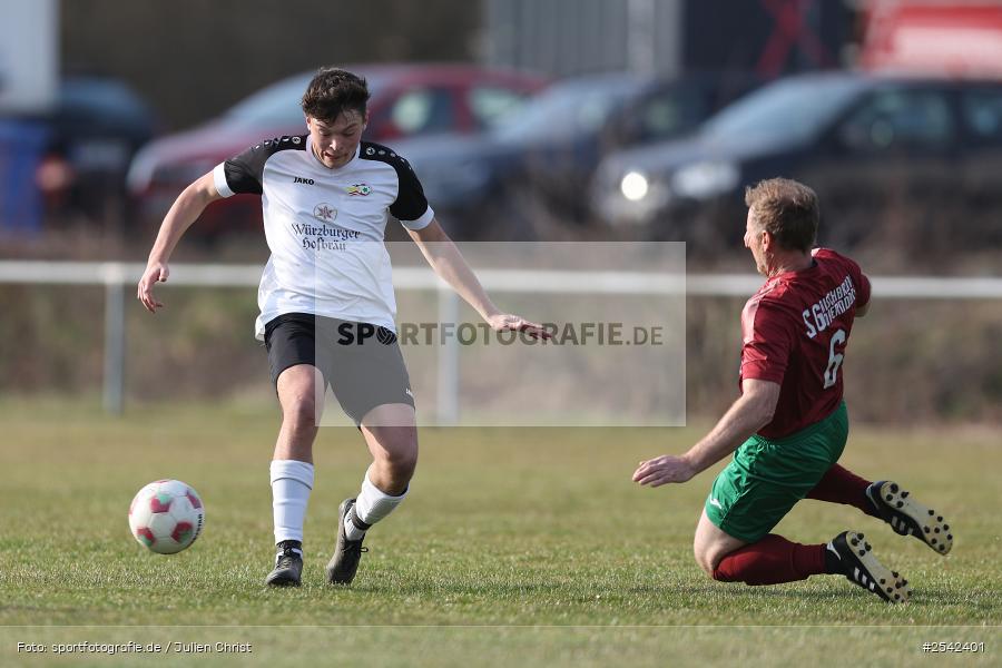 Sportgelände, Bühler-Münster, 08.03.2026, sport, Fussball, BFV, Kreisklasse Würzburg Gr. 3, 20. Spieltag, (SG 1) SV Bischbrunn/Oberndorf, FV Bachgrund - Bild-ID: 2542401