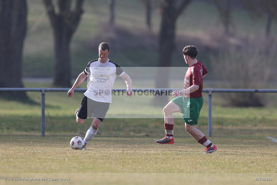 sport, Sportgelände, Kreisklasse Würzburg Gr. 3, Fussball, FV Bachgrund, Bühler-Münster, BFV, 20. Spieltag, 08.03.2026, (SG 1) SV Bischbrunn/Oberndorf - Bild-ID: 2542828