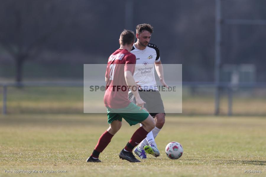 sport, Sportgelände, Kreisklasse Würzburg Gr. 3, Fussball, FV Bachgrund, Bühler-Münster, BFV, 20. Spieltag, 08.03.2026, (SG 1) SV Bischbrunn/Oberndorf - Bild-ID: 2542846