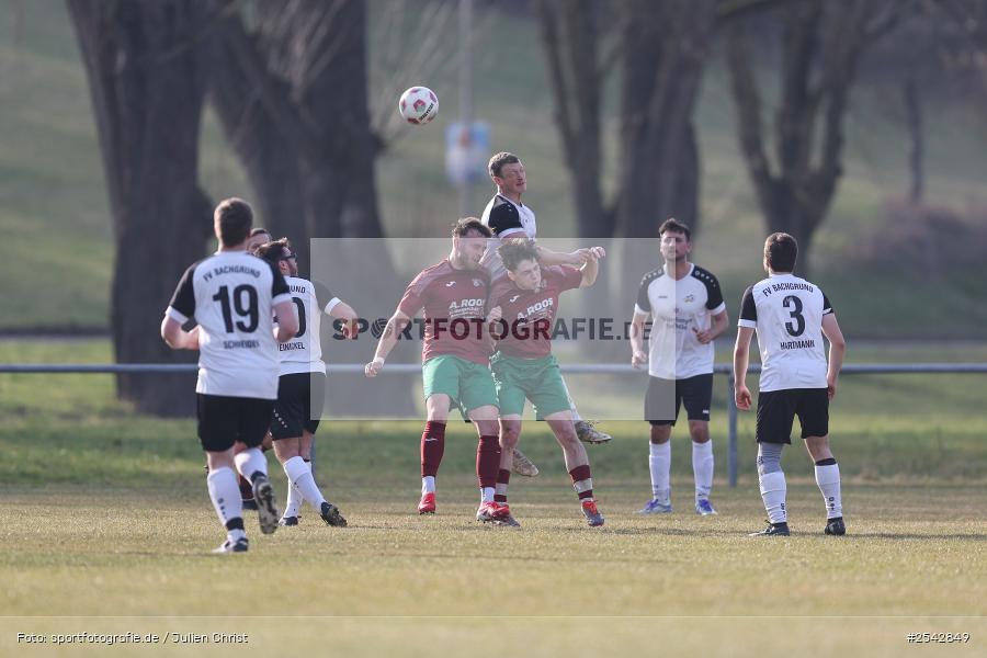 sport, Sportgelände, Kreisklasse Würzburg Gr. 3, Fussball, FV Bachgrund, Bühler-Münster, BFV, 20. Spieltag, 08.03.2026, (SG 1) SV Bischbrunn/Oberndorf - Bild-ID: 2542849