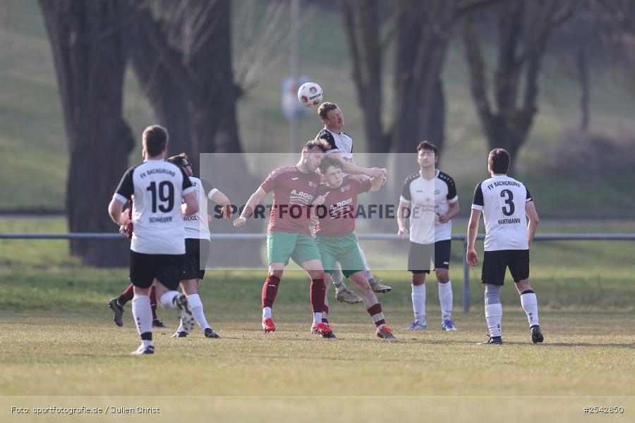 sport, Sportgelände, Kreisklasse Würzburg Gr. 3, Fussball, FV Bachgrund, Bühler-Münster, BFV, 20. Spieltag, 08.03.2026, (SG 1) SV Bischbrunn/Oberndorf - Bild-ID: 2542850