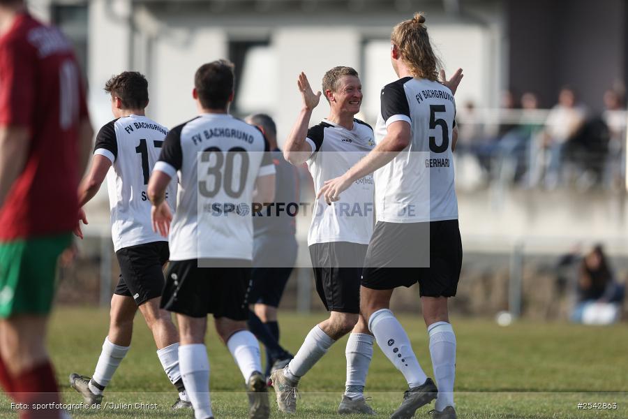 sport, Sportgelände, Kreisklasse Würzburg Gr. 3, Fussball, FV Bachgrund, Bühler-Münster, BFV, 20. Spieltag, 08.03.2026, (SG 1) SV Bischbrunn/Oberndorf - Bild-ID: 2542863