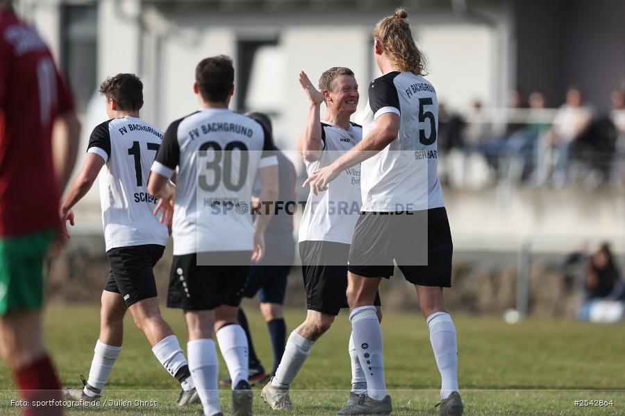 sport, Sportgelände, Kreisklasse Würzburg Gr. 3, Fussball, FV Bachgrund, Bühler-Münster, BFV, 20. Spieltag, 08.03.2026, (SG 1) SV Bischbrunn/Oberndorf - Bild-ID: 2542864