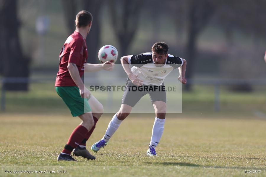 sport, Sportgelände, Kreisklasse Würzburg Gr. 3, Fussball, FV Bachgrund, Bühler-Münster, BFV, 20. Spieltag, 08.03.2026, (SG 1) SV Bischbrunn/Oberndorf - Bild-ID: 2542870