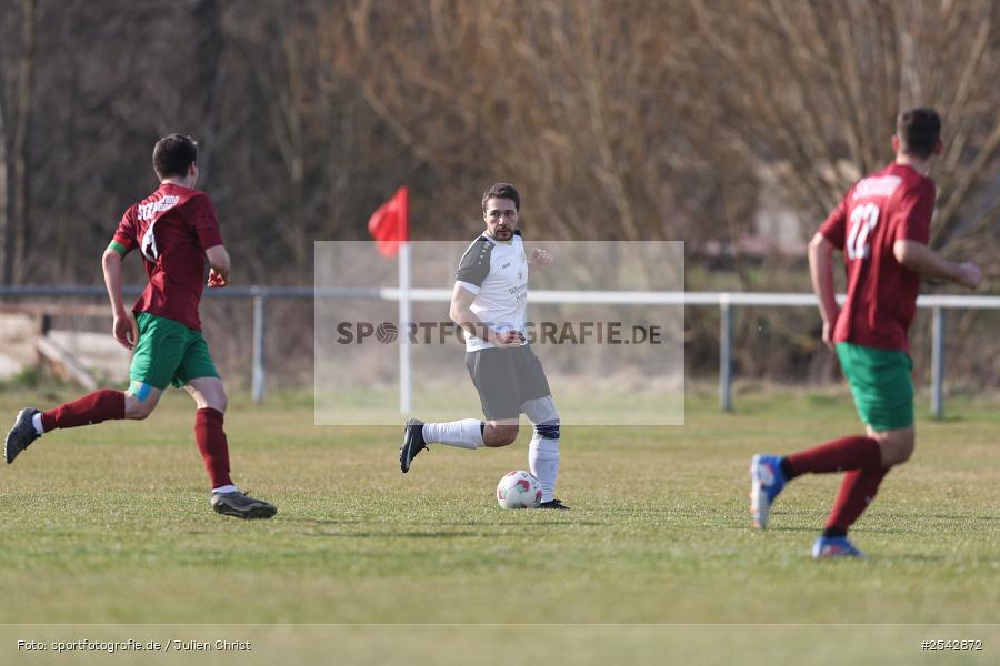sport, Sportgelände, Kreisklasse Würzburg Gr. 3, Fussball, FV Bachgrund, Bühler-Münster, BFV, 20. Spieltag, 08.03.2026, (SG 1) SV Bischbrunn/Oberndorf - Bild-ID: 2542872
