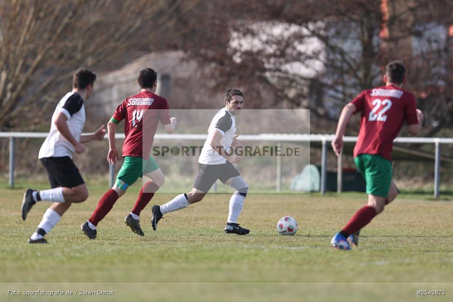 sport, Sportgelände, Kreisklasse Würzburg Gr. 3, Fussball, FV Bachgrund, Bühler-Münster, BFV, 20. Spieltag, 08.03.2026, (SG 1) SV Bischbrunn/Oberndorf - Bild-ID: 2542873