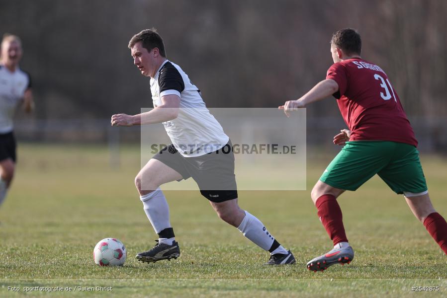 sport, Sportgelände, Kreisklasse Würzburg Gr. 3, Fussball, FV Bachgrund, Bühler-Münster, BFV, 20. Spieltag, 08.03.2026, (SG 1) SV Bischbrunn/Oberndorf - Bild-ID: 2542875