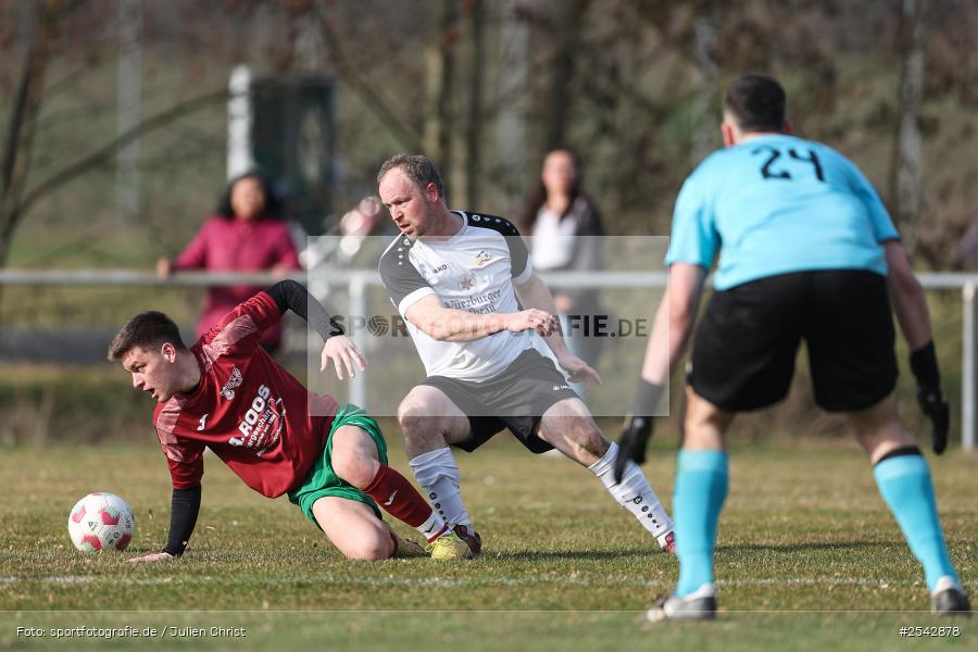 sport, Sportgelände, Kreisklasse Würzburg Gr. 3, Fussball, FV Bachgrund, Bühler-Münster, BFV, 20. Spieltag, 08.03.2026, (SG 1) SV Bischbrunn/Oberndorf - Bild-ID: 2542878