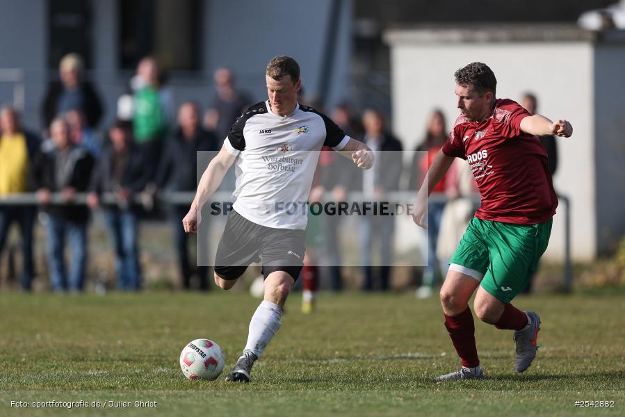 sport, Sportgelände, Kreisklasse Würzburg Gr. 3, Fussball, FV Bachgrund, Bühler-Münster, BFV, 20. Spieltag, 08.03.2026, (SG 1) SV Bischbrunn/Oberndorf - Bild-ID: 2542882