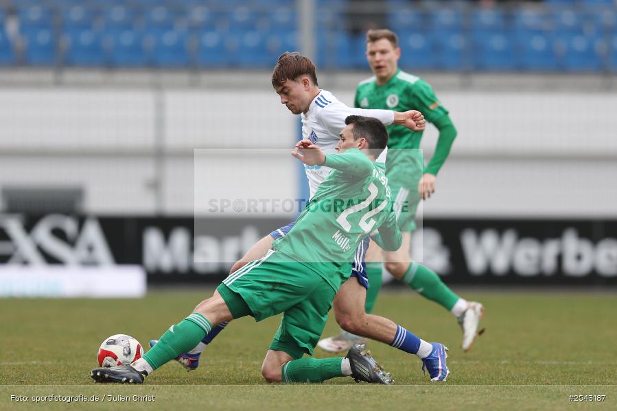 Stadion am Schönbusch, Aschaffenburg, 14.03.2026, sport, Fussball, BFV, 23. Spieltag, Regionalliga Bayern, SpVgg Ansbach, SV Viktoria Aschaffenburg - Bild-ID: 2543187