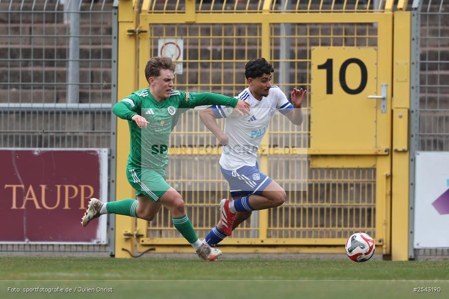 Stadion am Schönbusch, Aschaffenburg, 14.03.2026, sport, Fussball, BFV, 23. Spieltag, Regionalliga Bayern, SpVgg Ansbach, SV Viktoria Aschaffenburg - Bild-ID: 2543190