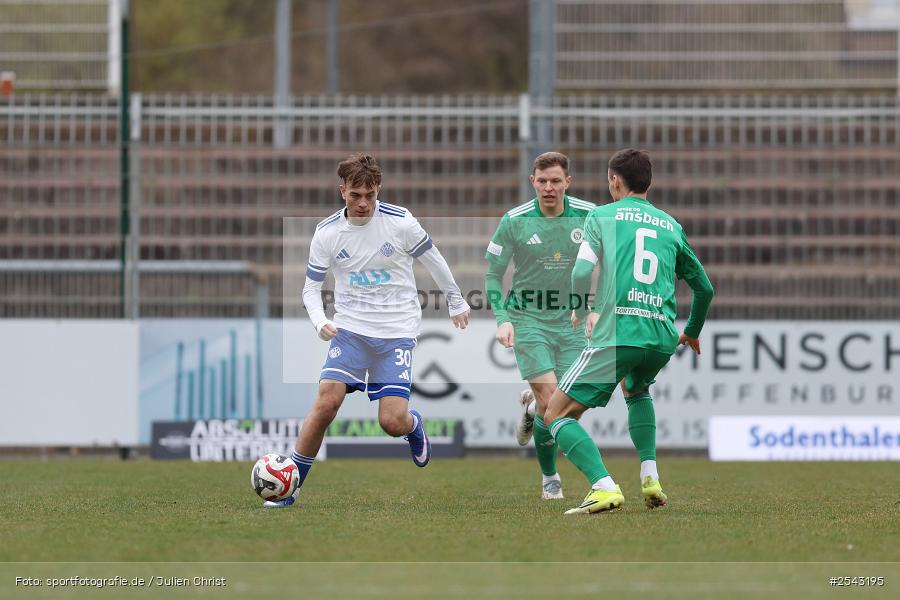 Stadion am Schönbusch, Aschaffenburg, 14.03.2026, sport, Fussball, BFV, 23. Spieltag, Regionalliga Bayern, SpVgg Ansbach, SV Viktoria Aschaffenburg - Bild-ID: 2543195