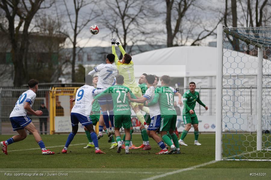 Stadion am Schönbusch, Aschaffenburg, 14.03.2026, sport, Fussball, BFV, 23. Spieltag, Regionalliga Bayern, SpVgg Ansbach, SV Viktoria Aschaffenburg - Bild-ID: 2543201