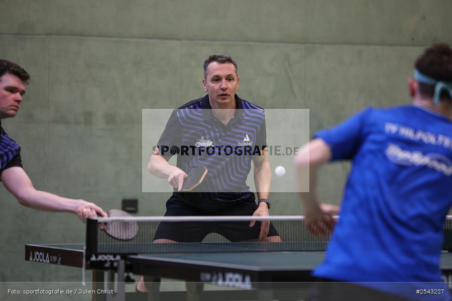 sport, Wombach, Vereinsheim, Verbandsoberliga Nord, Tischtennis, TV Hilpoltstein III, DJK Viktoria Wombach, 14.03.2026 - Bild-ID: 2543227