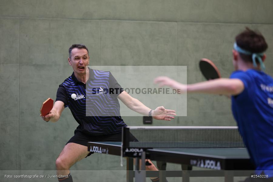 sport, Wombach, Vereinsheim, Verbandsoberliga Nord, Tischtennis, TV Hilpoltstein III, DJK Viktoria Wombach, 14.03.2026 - Bild-ID: 2543228