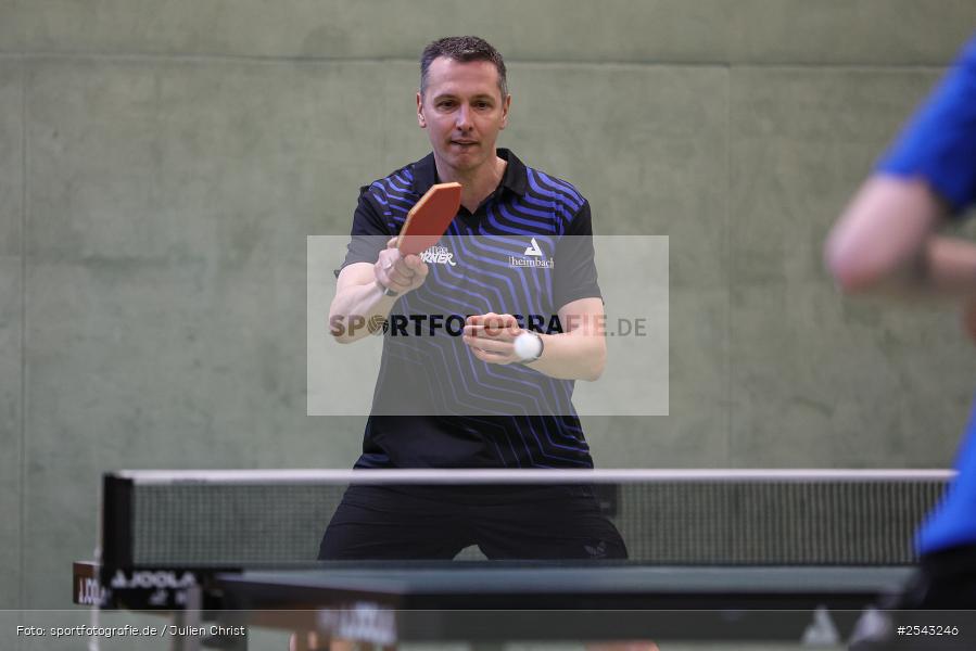 sport, Wombach, Vereinsheim, Verbandsoberliga Nord, Tischtennis, TV Hilpoltstein III, DJK Viktoria Wombach, 14.03.2026 - Bild-ID: 2543246