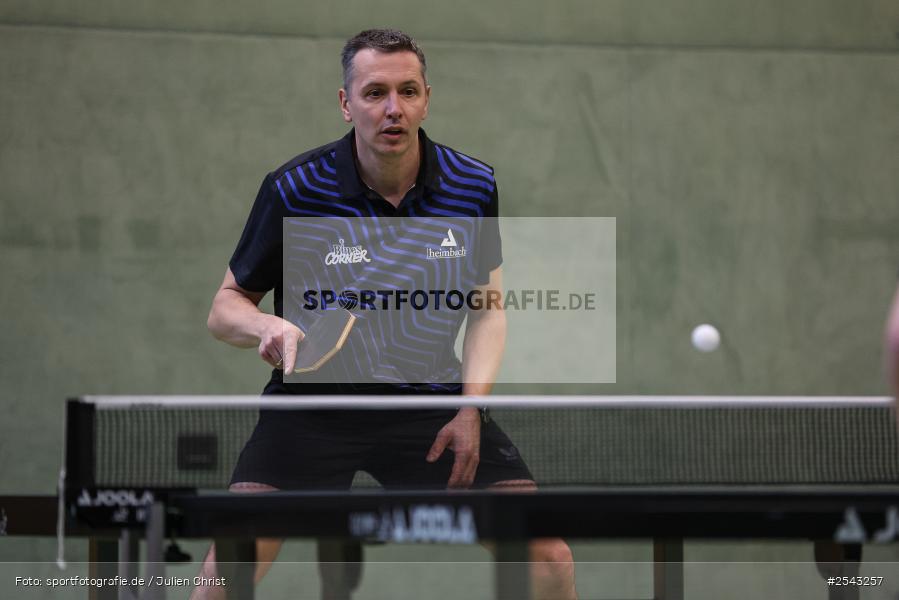 sport, Wombach, Vereinsheim, Verbandsoberliga Nord, Tischtennis, TV Hilpoltstein III, DJK Viktoria Wombach, 14.03.2026 - Bild-ID: 2543257