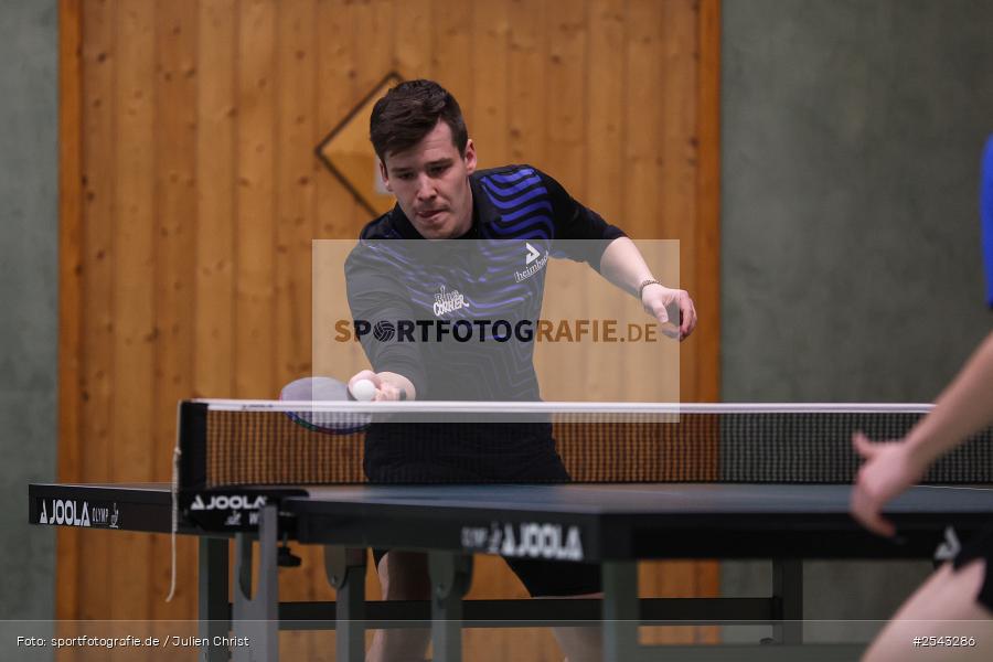 sport, Wombach, Vereinsheim, Verbandsoberliga Nord, Tischtennis, TV Hilpoltstein III, DJK Viktoria Wombach, 14.03.2026 - Bild-ID: 2543286