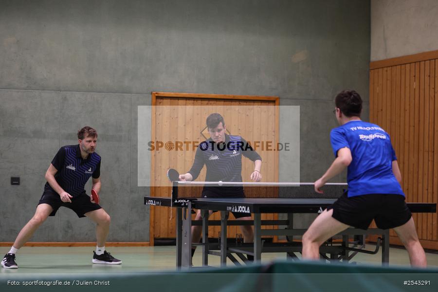 sport, Wombach, Vereinsheim, Verbandsoberliga Nord, Tischtennis, TV Hilpoltstein III, DJK Viktoria Wombach, 14.03.2026 - Bild-ID: 2543291