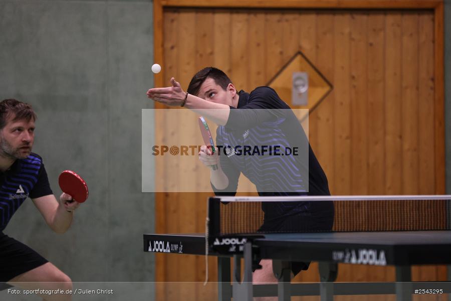 sport, Wombach, Vereinsheim, Verbandsoberliga Nord, Tischtennis, TV Hilpoltstein III, DJK Viktoria Wombach, 14.03.2026 - Bild-ID: 2543295