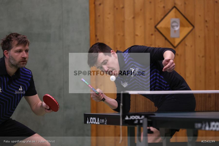 sport, Wombach, Vereinsheim, Verbandsoberliga Nord, Tischtennis, TV Hilpoltstein III, DJK Viktoria Wombach, 14.03.2026 - Bild-ID: 2543299
