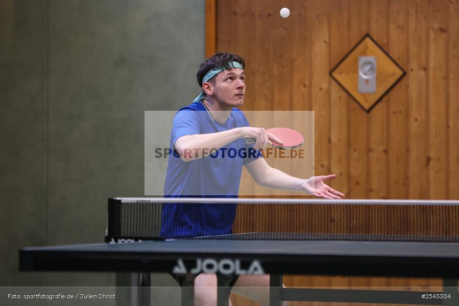 sport, Wombach, Vereinsheim, Verbandsoberliga Nord, Tischtennis, TV Hilpoltstein III, DJK Viktoria Wombach, 14.03.2026 - Bild-ID: 2543304