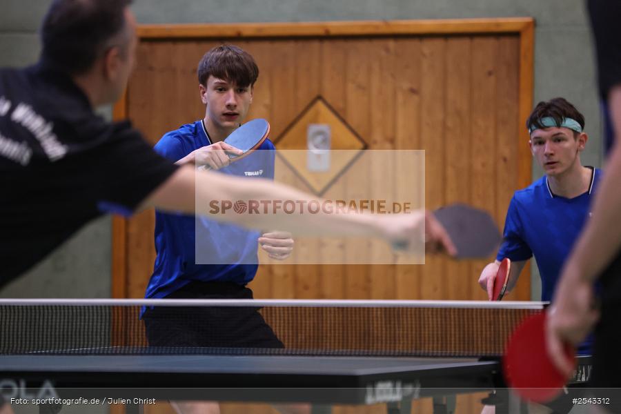 sport, Wombach, Vereinsheim, Verbandsoberliga Nord, Tischtennis, TV Hilpoltstein III, DJK Viktoria Wombach, 14.03.2026 - Bild-ID: 2543312
