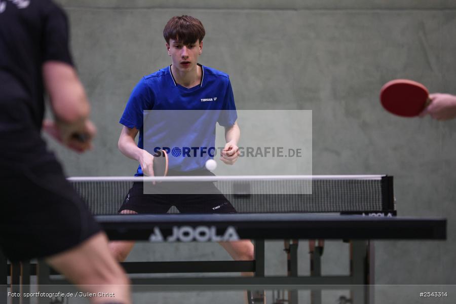 sport, Wombach, Vereinsheim, Verbandsoberliga Nord, Tischtennis, TV Hilpoltstein III, DJK Viktoria Wombach, 14.03.2026 - Bild-ID: 2543314