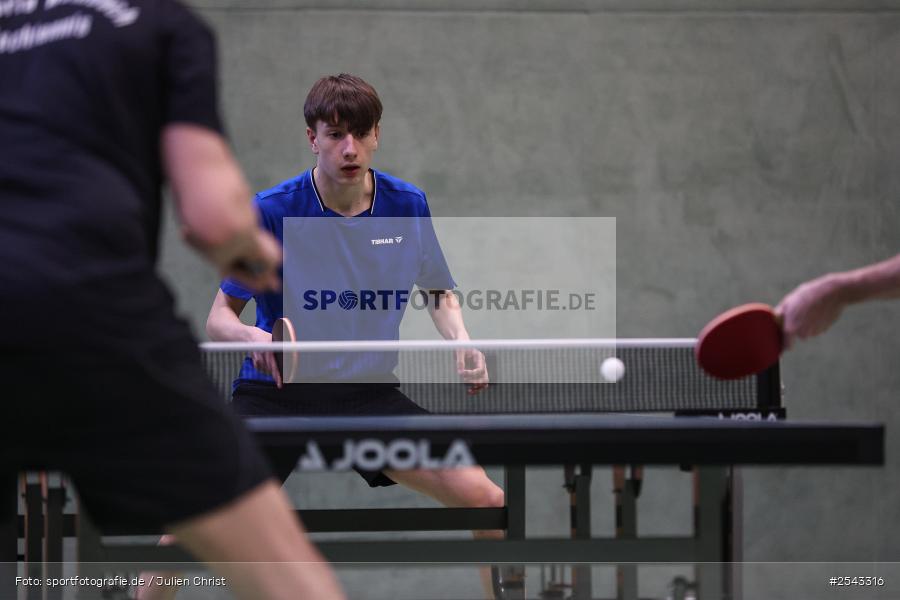 sport, Wombach, Vereinsheim, Verbandsoberliga Nord, Tischtennis, TV Hilpoltstein III, DJK Viktoria Wombach, 14.03.2026 - Bild-ID: 2543316