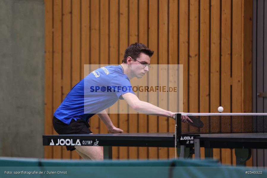 sport, Wombach, Vereinsheim, Verbandsoberliga Nord, Tischtennis, TV Hilpoltstein III, DJK Viktoria Wombach, 14.03.2026 - Bild-ID: 2543322