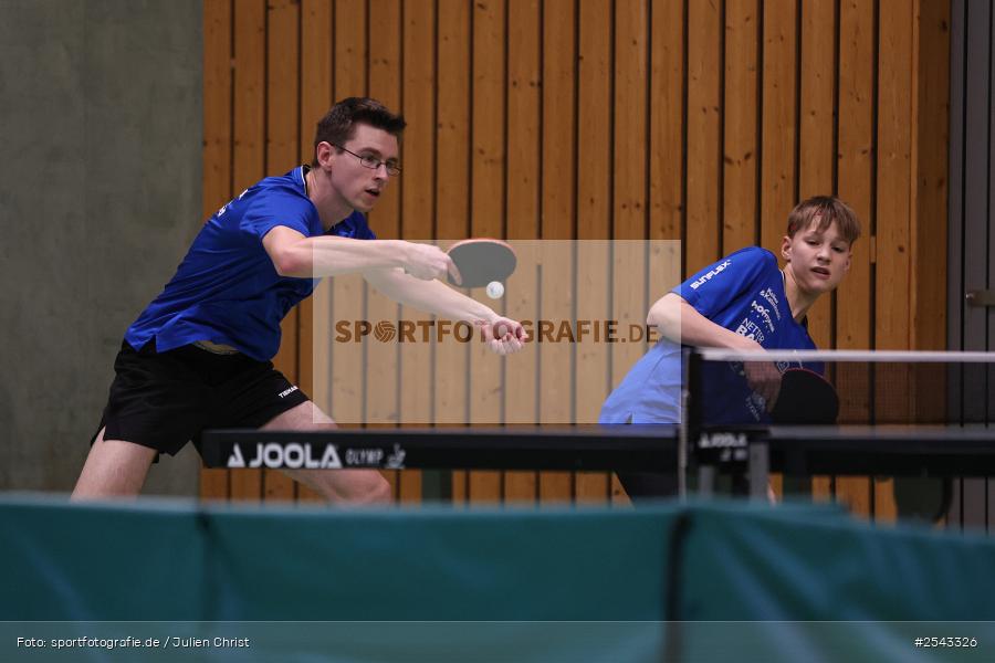 sport, Wombach, Vereinsheim, Verbandsoberliga Nord, Tischtennis, TV Hilpoltstein III, DJK Viktoria Wombach, 14.03.2026 - Bild-ID: 2543326