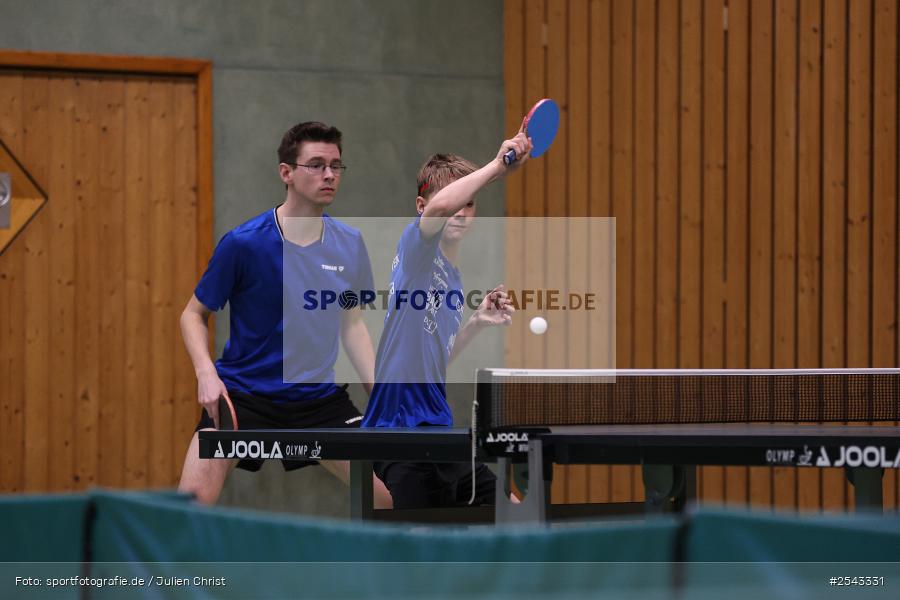 sport, Wombach, Vereinsheim, Verbandsoberliga Nord, Tischtennis, TV Hilpoltstein III, DJK Viktoria Wombach, 14.03.2026 - Bild-ID: 2543331