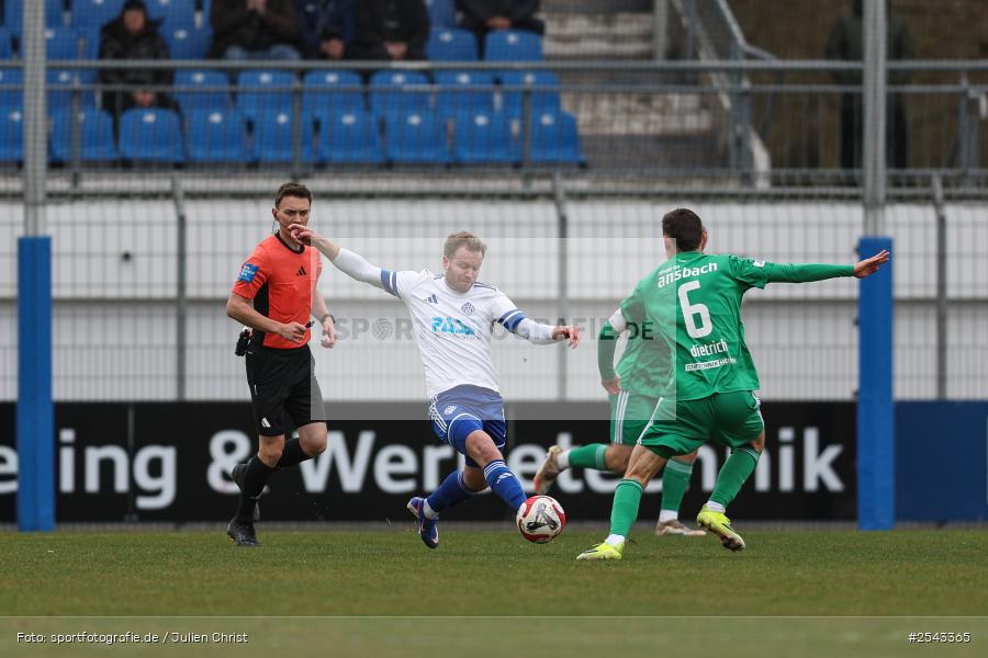 sport, Stadion am Schönbusch, SpVgg Ansbach, SV Viktoria Aschaffenburg, Regionalliga Bayern, Fussball, BFV, Aschaffenburg, 23. Spieltag, 14.03.2026 - Bild-ID: 2543365