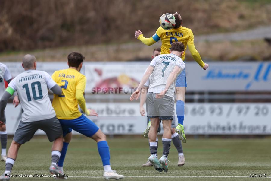 sport, Sportgelände Seebachtal, SV Alemannia Haibach, Laufach, Landesliga Nordwest, Fussball, DJK Hain, BFV, 25. Spieltag, 14.03.2026 - Bild-ID: 2543675