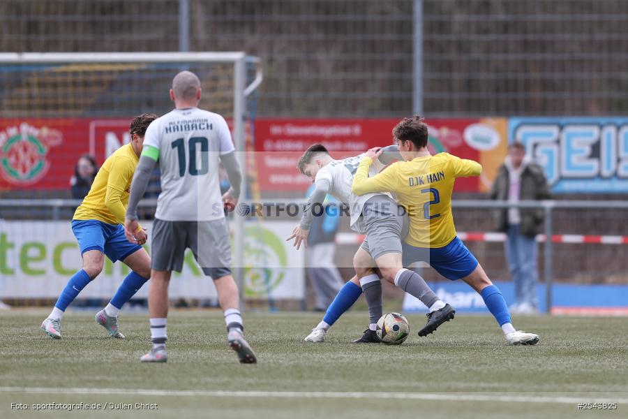 sport, Sportgelände Seebachtal, SV Alemannia Haibach, Laufach, Landesliga Nordwest, Fussball, DJK Hain, BFV, 25. Spieltag, 14.03.2026 - Bild-ID: 2543825